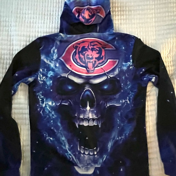 Chicago Bears graphic bear Hoodie Men’s XL - Picture 8 of 12